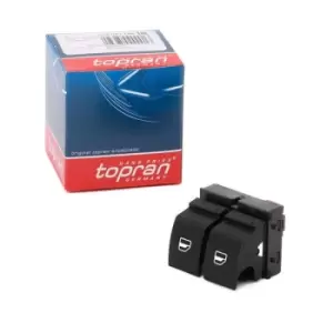 Image of TOPRAN Switch, window winder 116 041 SKODA,Octavia II Combi (1Z5),Fabia II Schragheck (542),Fabia II Combi (545),YETI (5L),ROOMSTER (5J)