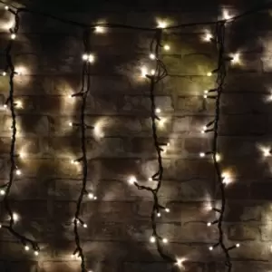 image of Lyyt-Connect 1.2m 102 Warm White LED Connectable Outdoor Curtain Lights