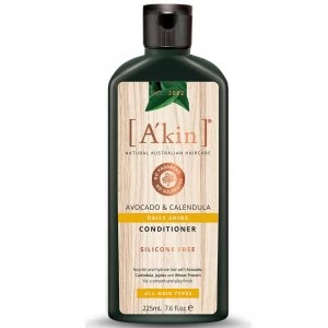 image of AKin Daily Shine Avocado & Calendula Conditioner 225ml