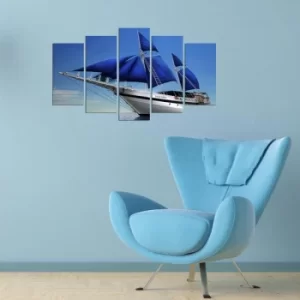 Image of 5PMX-105 Multicolor Decorative MDF Painting (5 Pieces)