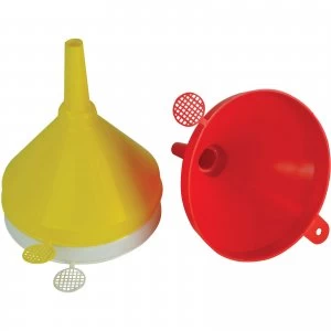 image of Faithfull 3 Piece Plastic Funnel Set