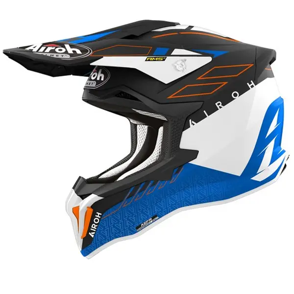 Image of Airoh Strycker Skin Blue Matt Offroad Helmet L