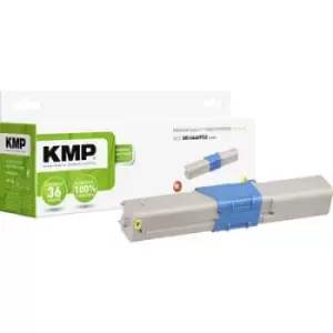 Image of KMP Toner cartridge replaced OKI 44469722 Compatible Yellow 5000 Sides O-T49YX