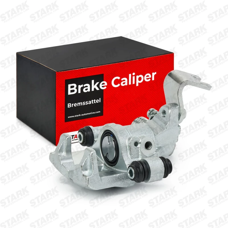 Image of STARK SKBC-0460026 Brake caliper Rear Axle, without holder Cast Iron Brake Caliper (78)
