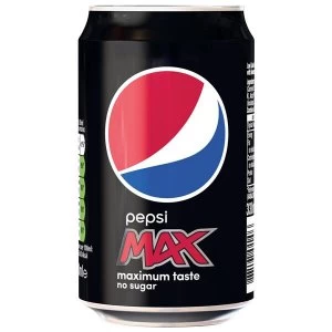 image of Pepsi Max 330ml Can 24 Pack