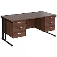 image of Dams International Desk MCM16P33KW 1,600 x 800 x 725 mm