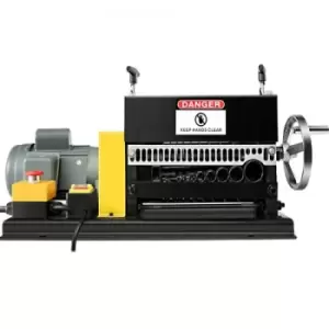 Image of VEVOR 400W Electric Wire Stripping Machine,1.5-38mm Wire Stripper Machine, Cable Stripper Machine 11 Channels 220V Cable Stripping Machine with 10 Bla
