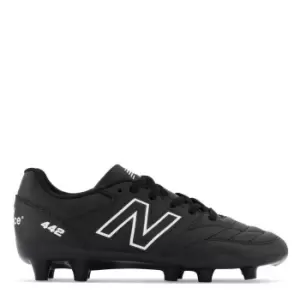 Image of New Balance 442 Academy Firm Ground Football Boots Junior - Black