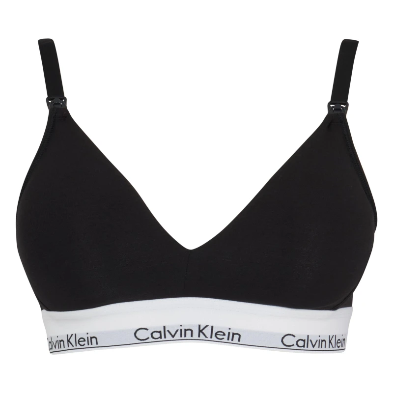 Image of Calvin Klein Underwear Maternity Triangle Bra Black Women S;M;L