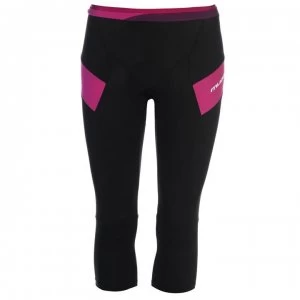 Muddyfox Pure Padded Cylcing Capris Ladies - Blk/Prpl/Berry