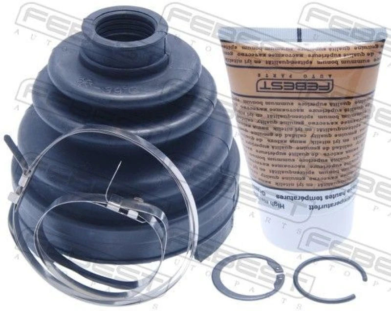 Image of FEBEST 0215-Z51T CV Boot transmission sided, NBR (nitrile butadiene rubber) NBR (nitrile butadiene rubber) Bellow,drive shaft (194)