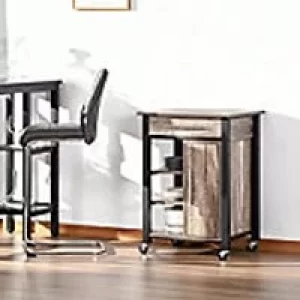 Image of Homcom Kitchen Utility Cart Grey