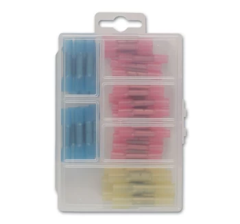 image of Assorted Mini Box Heat Shrink Butt Connectors 36 Pcs Connect 36817