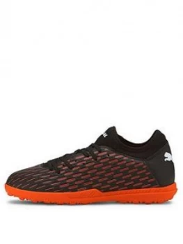 image of Puma Junior Future 6.4 Netfit Astro Turf Football Boot - Black Orange