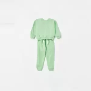 Missguided Drop Shoulder and Jogger - Green