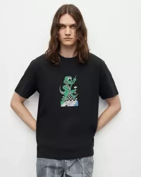 Image of AllSaints Lounge Lizard Crew T-Shirt