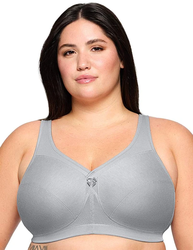 Image of Glamorise Glamorise 1005 Magic Lift Bra Grey Heather - Glamorise - Size: 46K Grey Heather Female 46K VK30202