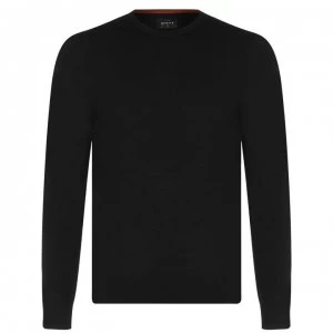 image of Howick Merino Crew Jumper - Black