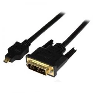 image of StarTech.com 3m Micro HDMI to DVI-D Cable - M/M