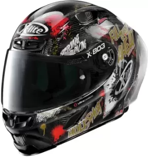 X-Lite X-803 RS Ultra Carbon Replica Holeshot Helmet, black-red-silver, Size XL, black-red-silver, Size XL