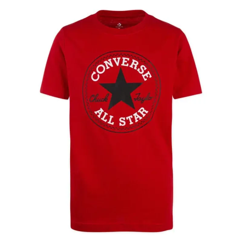 Image of Converse Kid's T-Shirt Converse CNVB Chuck Rouge Male 13/15 ans