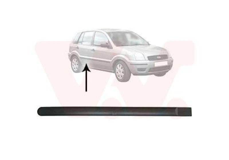 Image of VAN WEZEL Door moulding trim VAN WEZEL 1810426