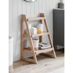 Southbourne Wooden Shelf Ladder Bathroom Storage Unit Shelves - Garden Trading