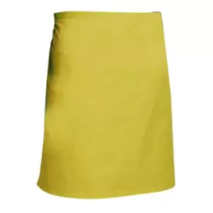 Image of Dennys Multicoloured Catering Waist Apron 28x36ins (Pack of 2) (One Size) (Sunflower)