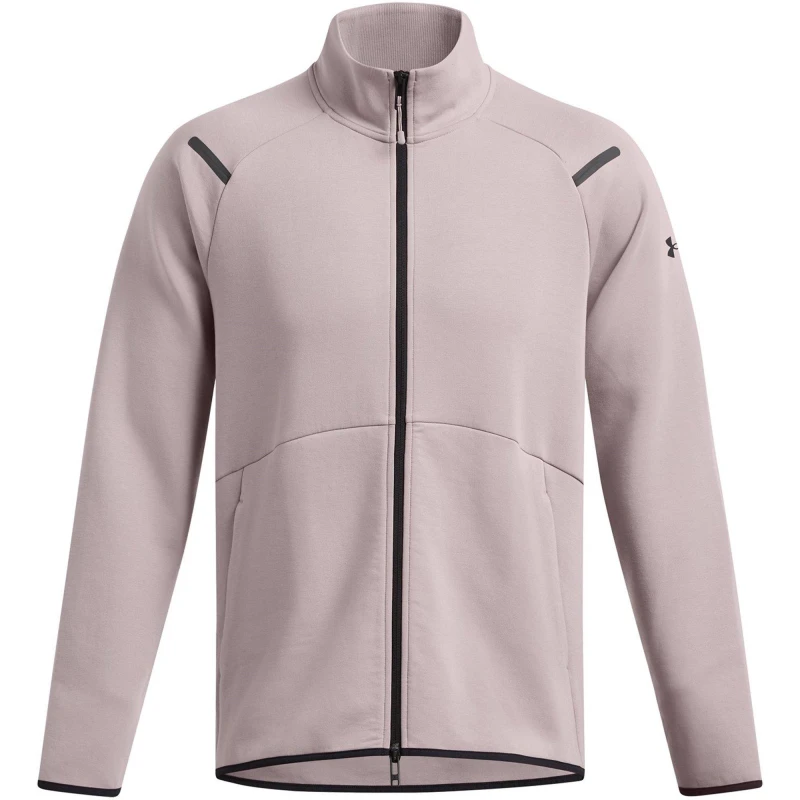 Image of Under Armour Mens Fleece Zip Hoodie Grey male S