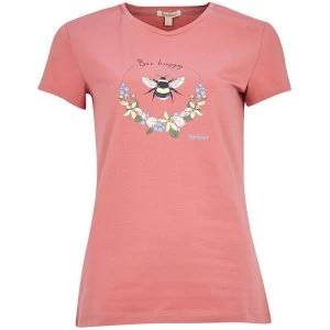 Image of Barbour Womens Bowland Tee Dusty Pink 12