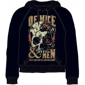 Image of Of Mice & Men Leave Out Mens Small Hooded Top - Black