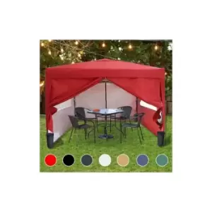 Image of BIRCHTREE Pop Up Gazebo 3X3M Red