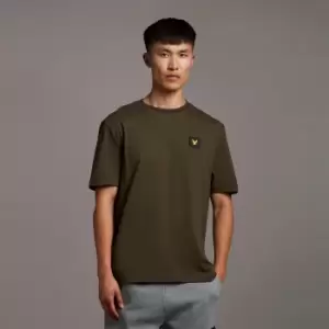 Image of Casuals Tipped T-Shirt - Olive - M