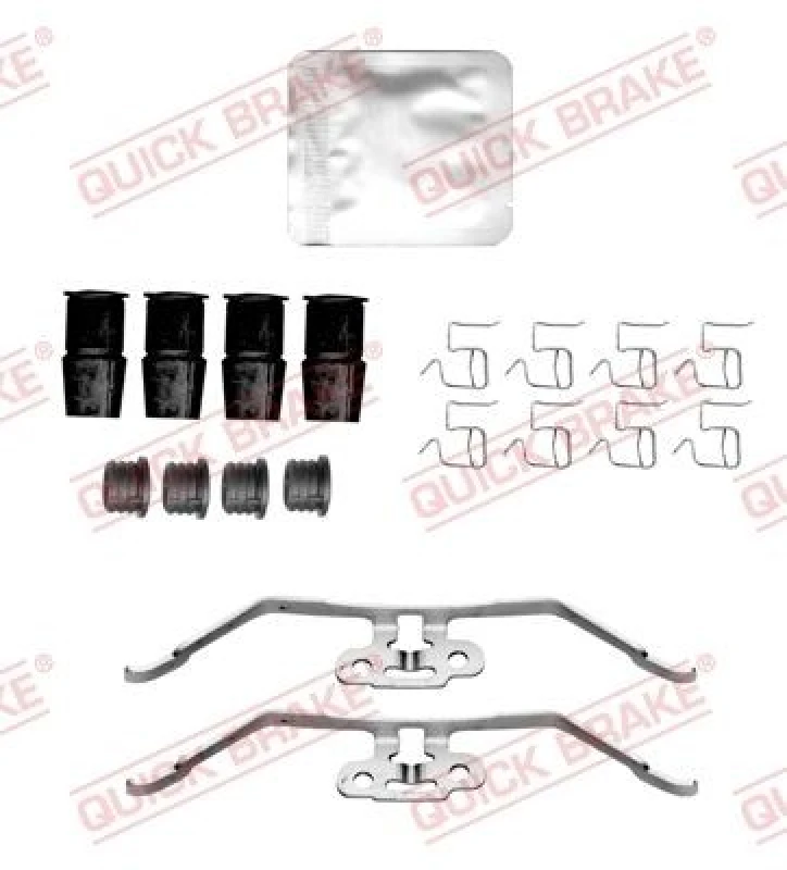 Image of QUICK BRAKE Brake pad fitting kit QUICK BRAKE 109-0202