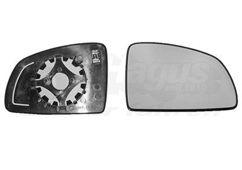Image of VAN WEZEL Wing mirror glass VAN WEZEL 3781838