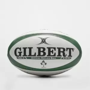 Image of Gilbert Ireland Rugby Ball - White