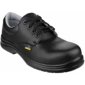 image of FS662 Unisex Safety Lace Up Shoes (12 uk) (Black) - Black - Amblers Safety