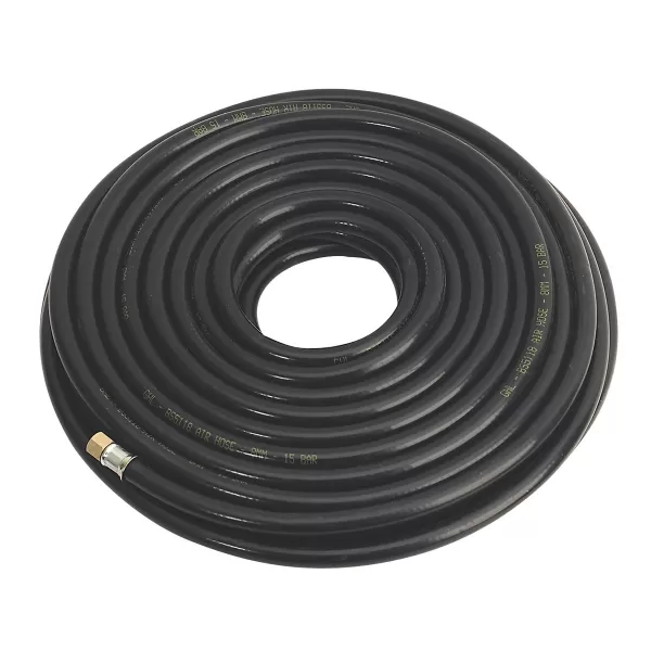 image of Genuine SEALEY AH30RX Air Hose 30mtr x &#216;8mm with 1/4BSP Unions Heavy-Duty