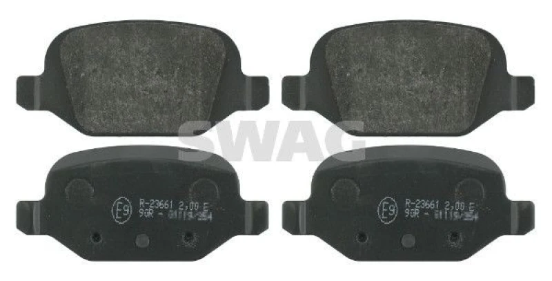 Image of Brake pad set SWAG 70 91 6370