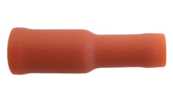 Image of Wiring Connectors - Red - Female Bullet - 4mm - Pack of 25 PWN772 WOT-NOTS