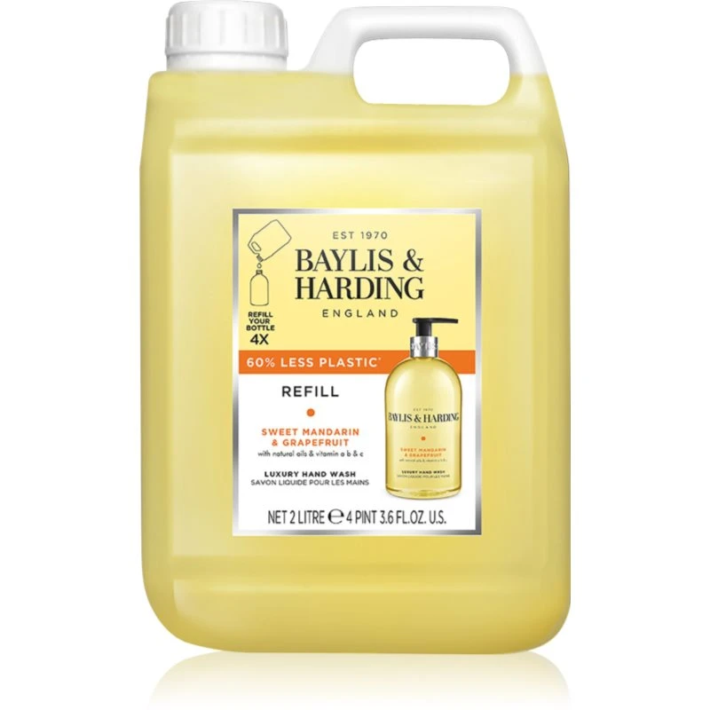 Image of Baylis & Harding 2l Sweet Mandarin & Grapefruit Hand Wash