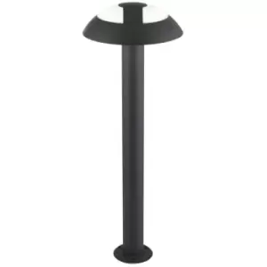 image of Searchlight Mushroom Outdoor LED Post (730mm Height) - Dark Grey