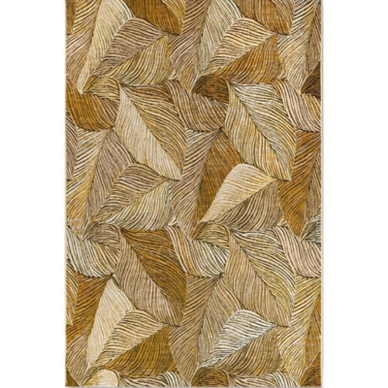 Image of The Rugs Villeroy & Boch 1767 Rug - Indoor Outdoor Flat Weave Floral In Yellow