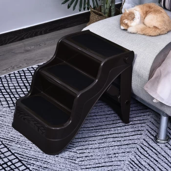 Image of PawHut Dog Ramp Brown 390 mm x 490 mm x 390 mm