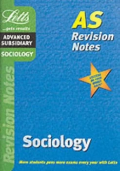 Image of As Revision Notes Sociology Paperback