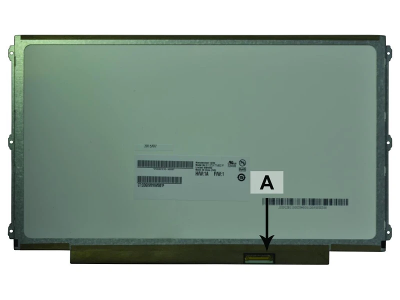 Image of 2-Power 12.5 WXGA HD 1366x768 LED Matte Screen