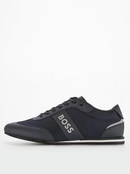Image of BOSS Rosham Trainers - Navy, Size 10, Men