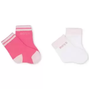 Image of Boss Boss 2 Pck Socks Bb24 - White