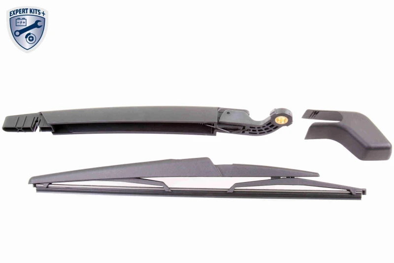 Image of VAICO V95-0292 Wiper Arm Set, window cleaning with integrated wiper blade, EXPERT KITS + PBT, GRP (Glass fibre Reinforced Plastic) Wiper Arm Set,windo