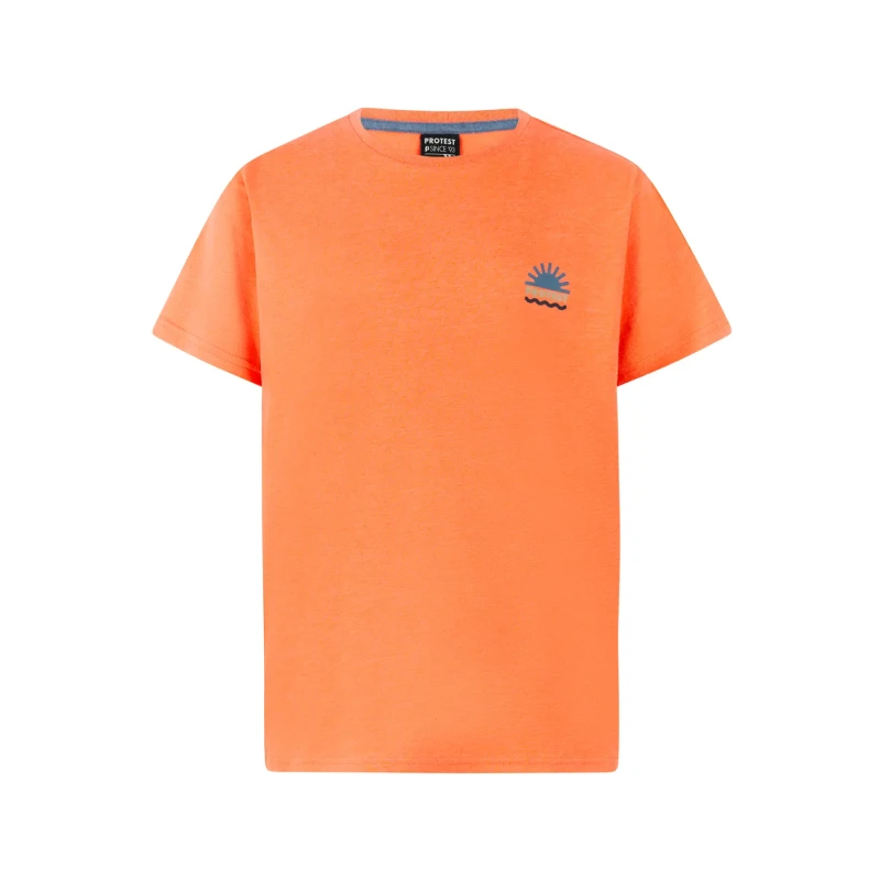 Image of Protest Kid's T-Shirt Protest Varzo Orange Male 8 ans